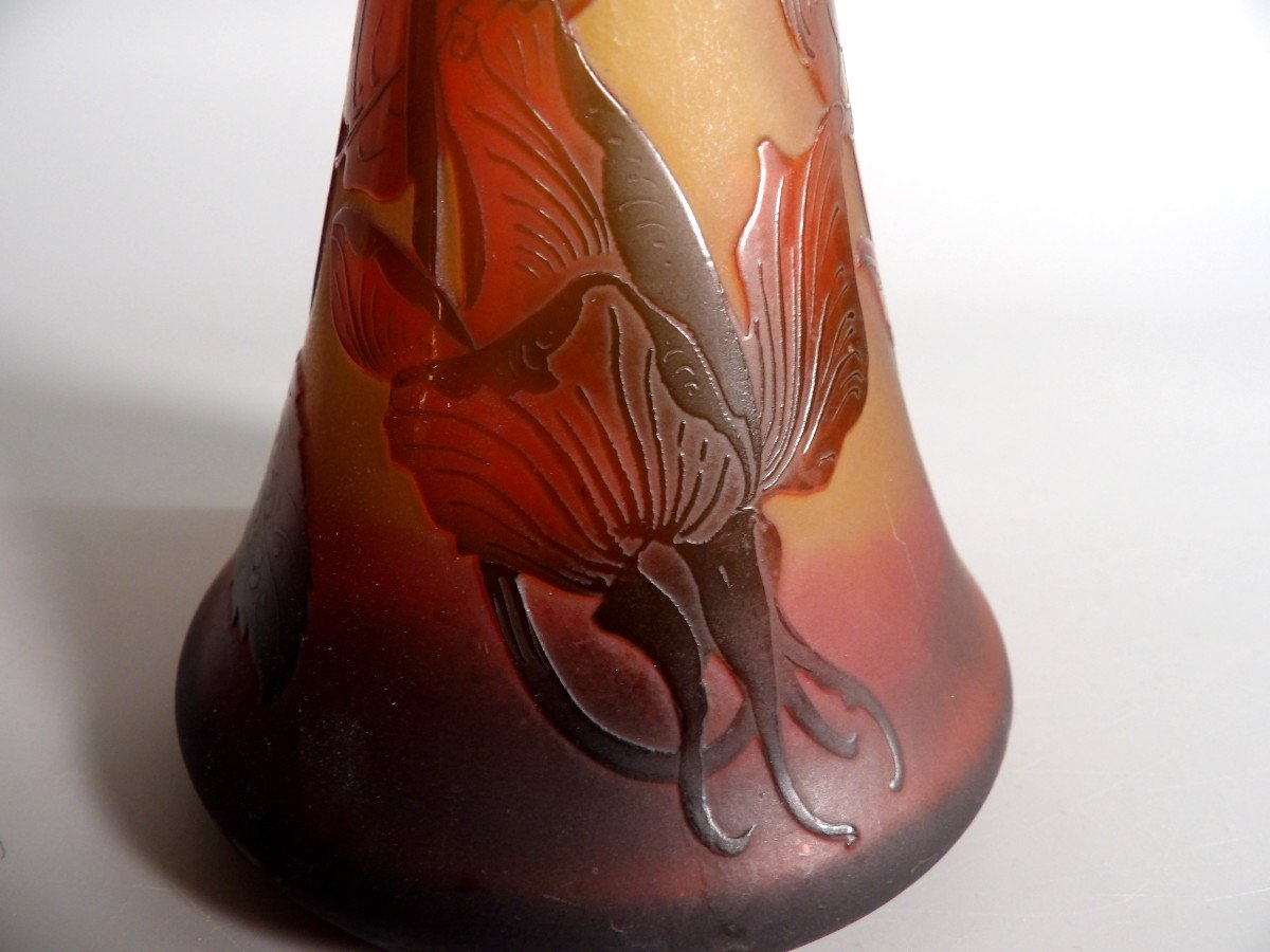 Grand Vase soliflore Art Nouveau par Paul-Nicolas d'ARGENTAL (1875-1952)-photo-3