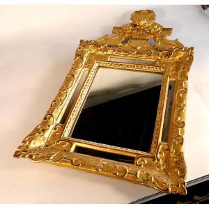 Early 19th Century Mirror In Golden Wood