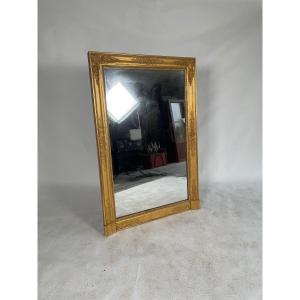 Miroir Dessus De Cheminée Bois Doré 