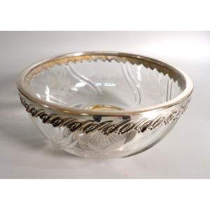 Art Nouveau Cup Enhanced With Silver Metal By Victor Saglier (1809-1894)