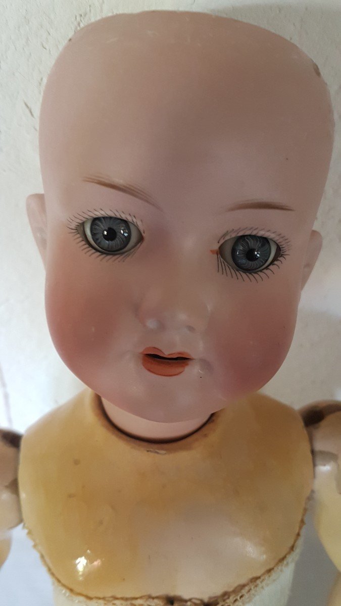 Armand Marseille Porcelain Head Doll-photo-2