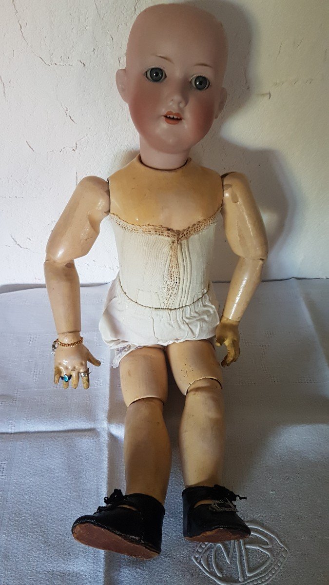 Armand Marseille Porcelain Head Doll-photo-6