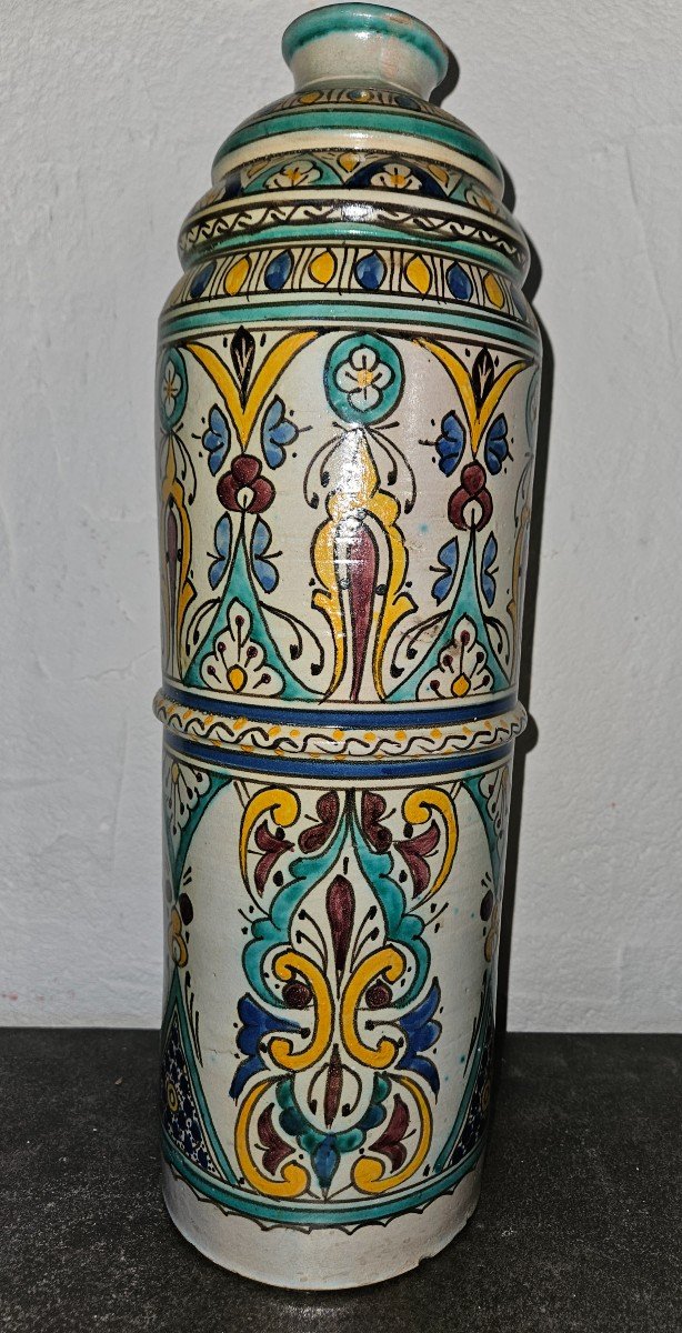 Large Moroccan Vase - Fez - Late 19th --photo-1