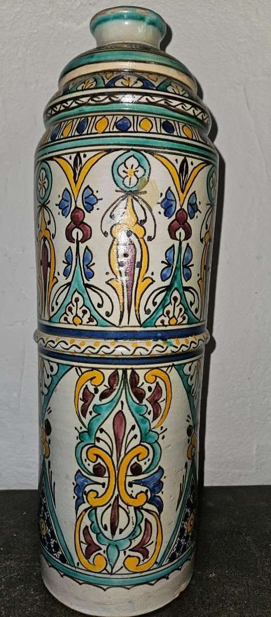 Grand Vase Marocain  -  Fès  -  Fin 19ème  -