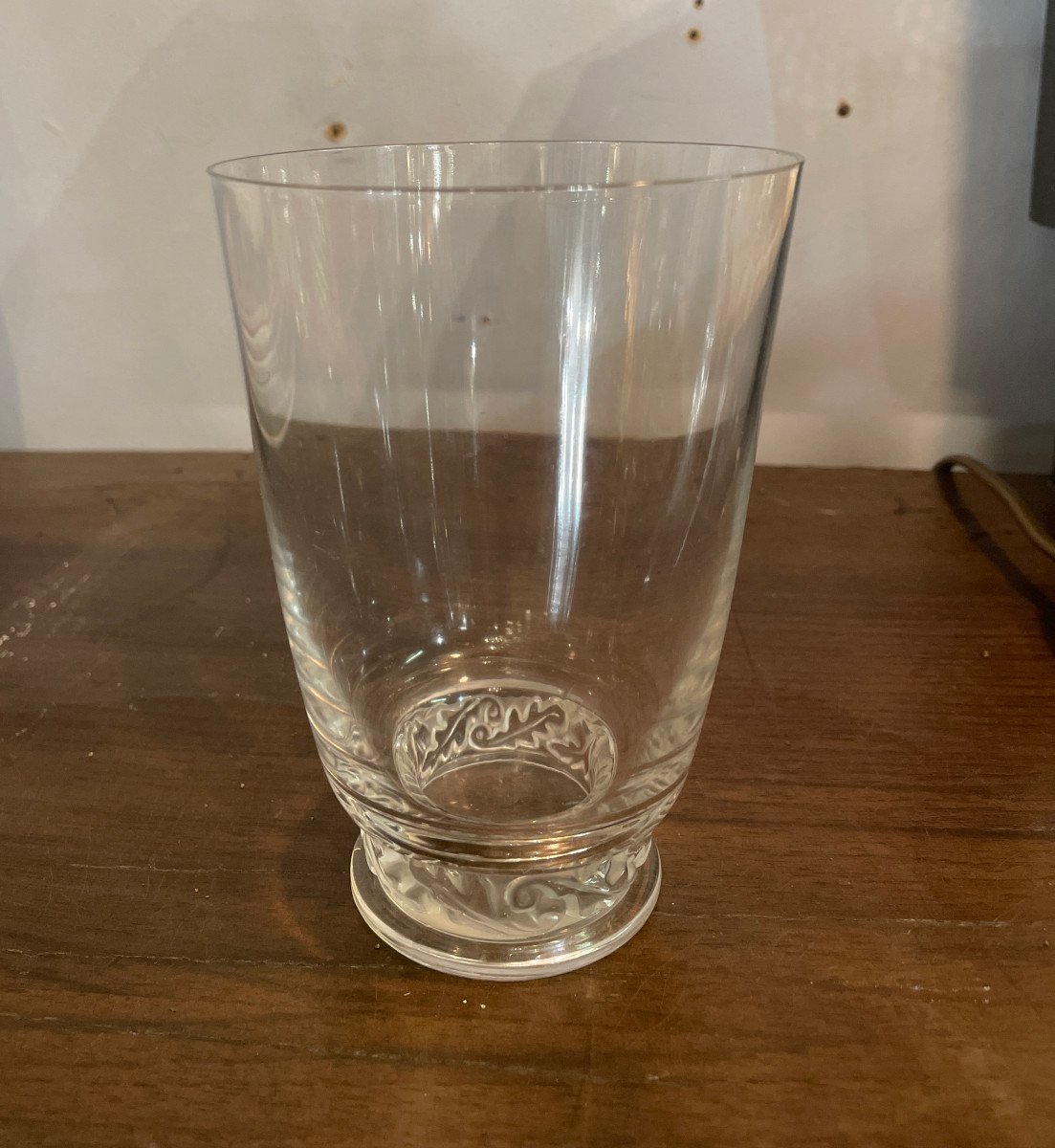 6 Verres Cristal Gobelets  St Hubert Marc Lalique Grand Modèle-photo-2