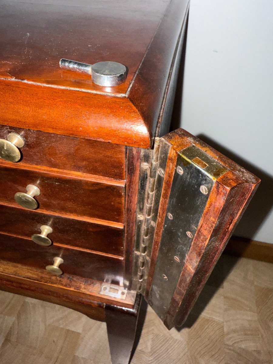 184-piece Cutlery Set - Art Deco - 4 Drawers In A Wooden Box On Original Removable Legs-photo-6