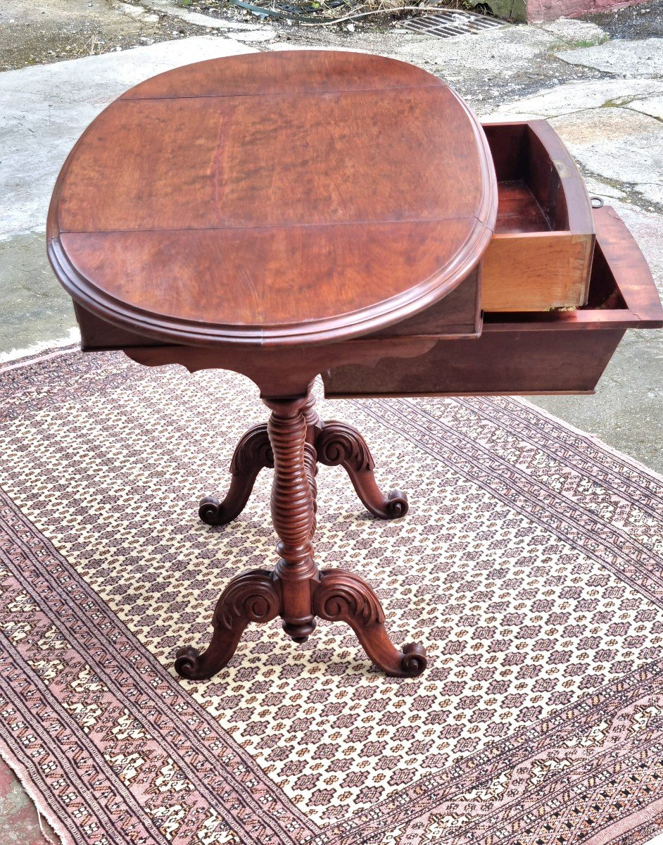 Worker With Shutters, In Mahogany, Napoleon III Period, 19th. -photo-4