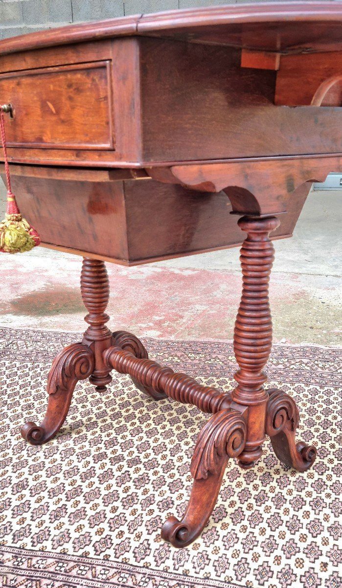 Worker With Shutters, In Mahogany, Napoleon III Period, 19th. -photo-2