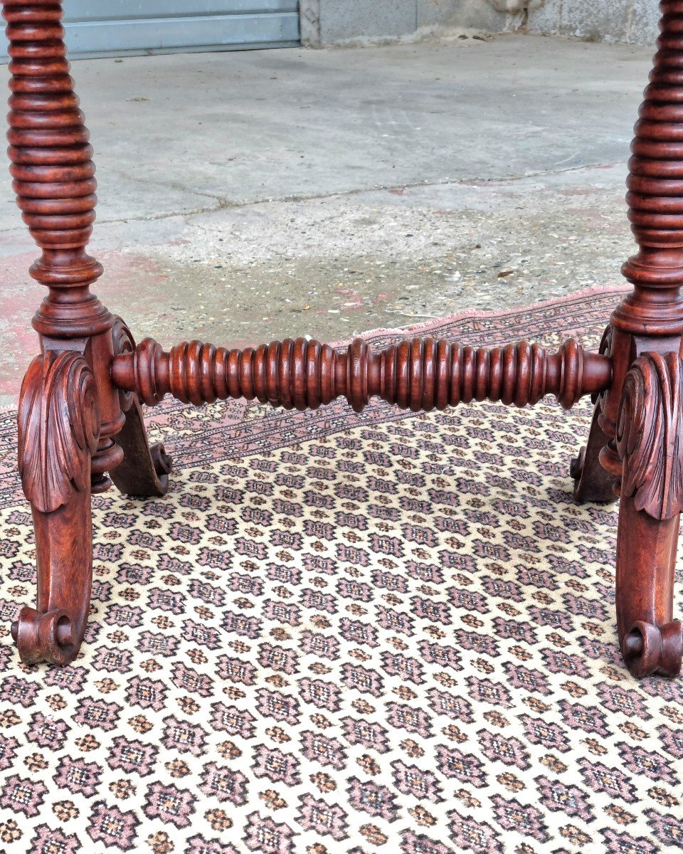 Worker With Shutters, In Mahogany, Napoleon III Period, 19th. -photo-3