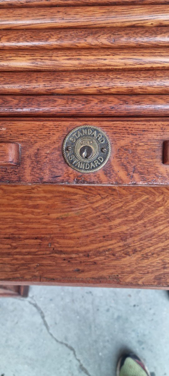 American Oak Desk, 20th Century -photo-1