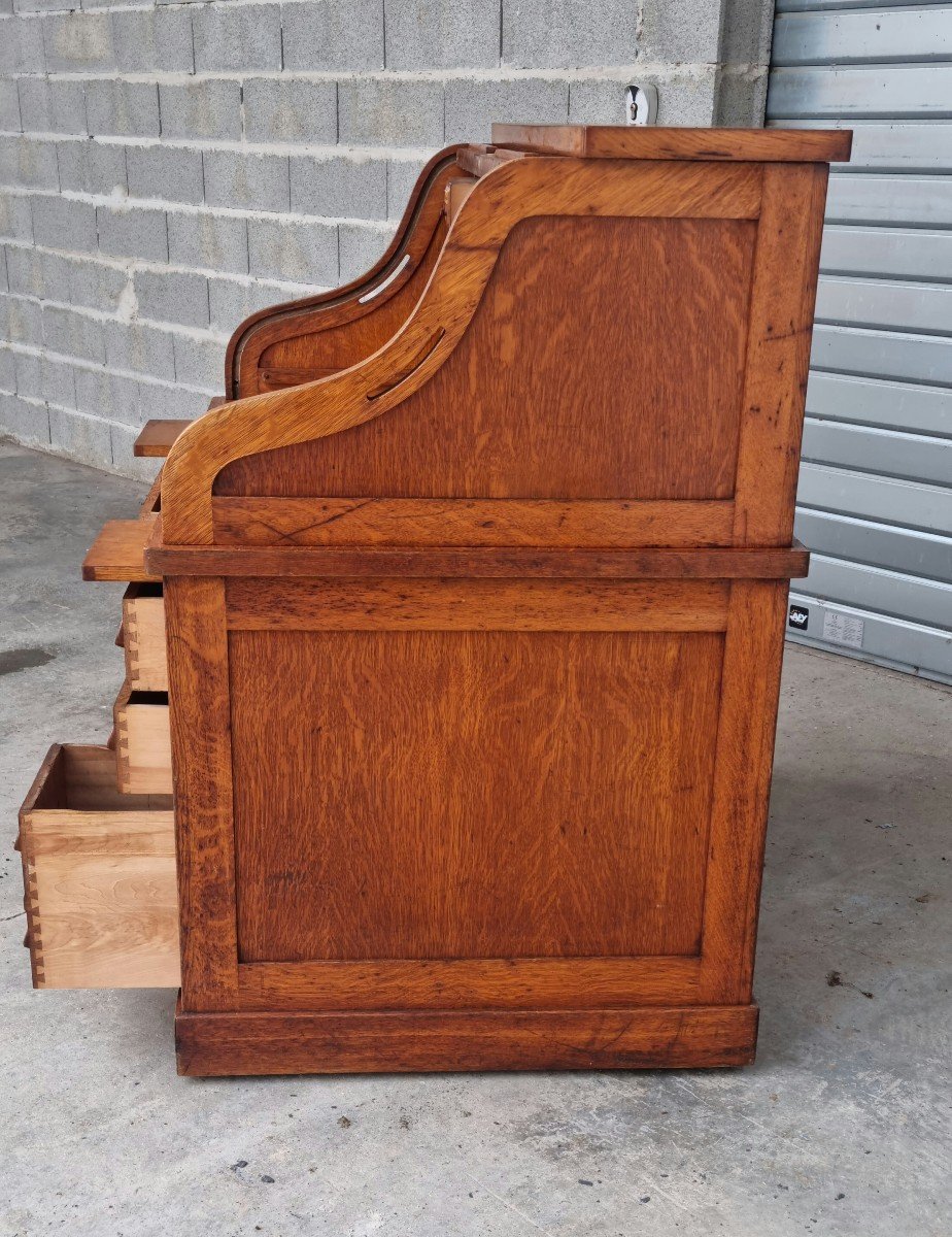 American Oak Desk, 20th Century -photo-5