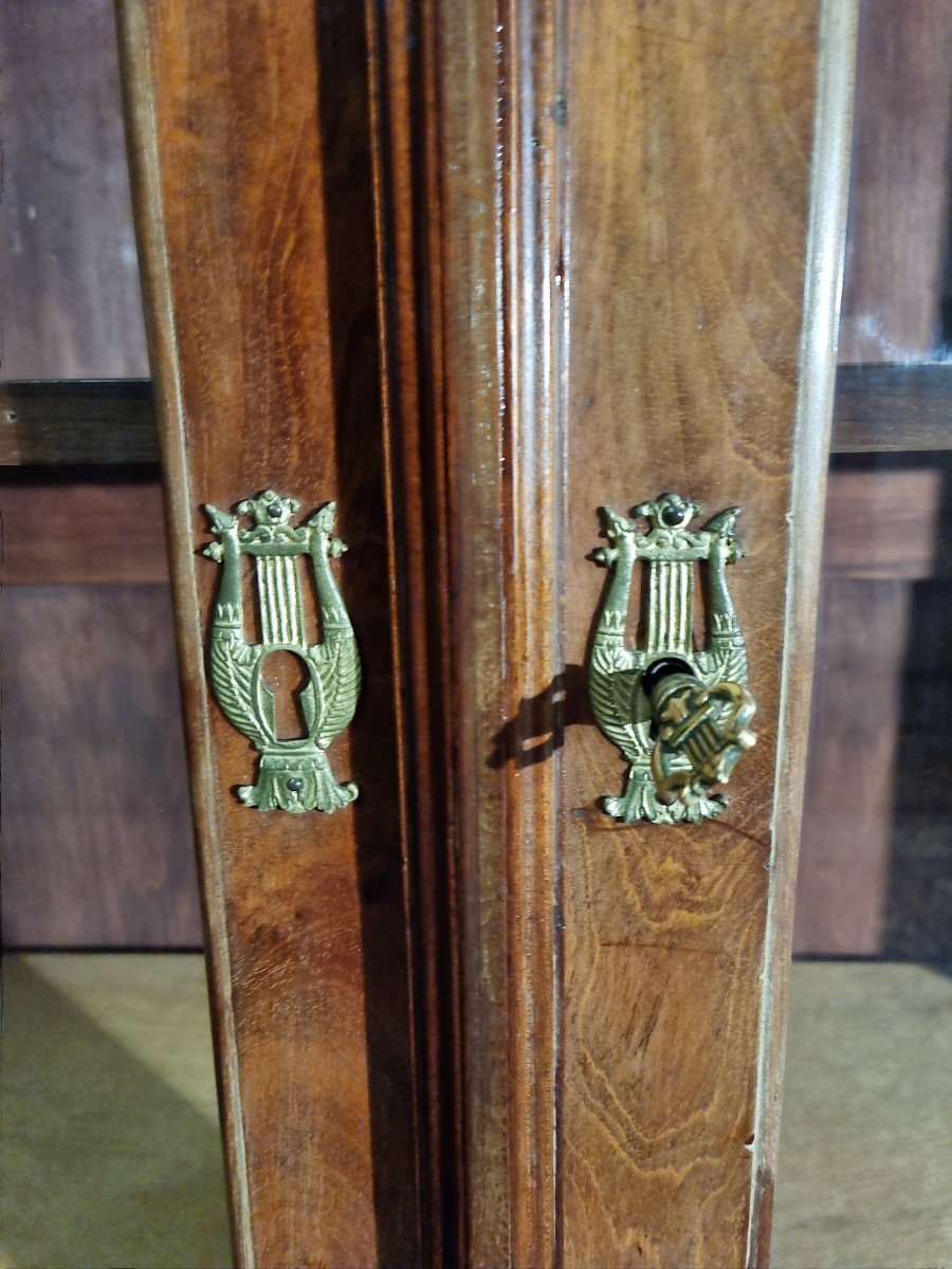 Empire Style Mahogany Bookcase, 20th Century. -photo-1