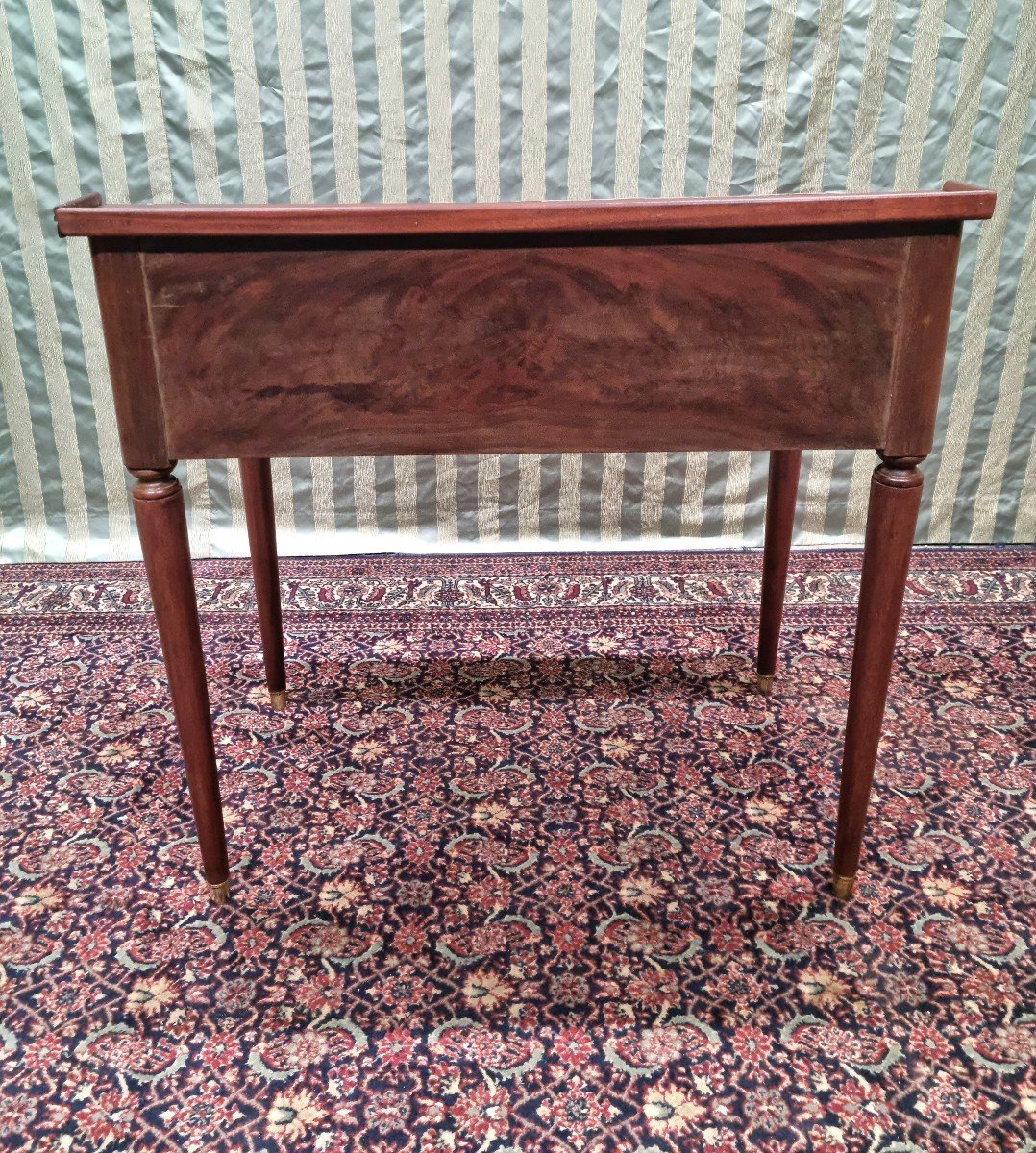 Restoration Mahogany Writing Desk, 19th Century. -photo-4