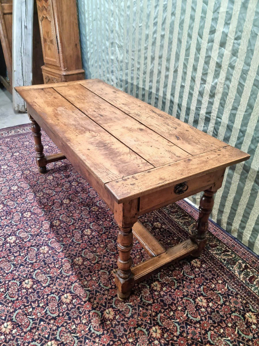 18th Century Louis XIII Style Cherry Wood Farmhouse Table -photo-5