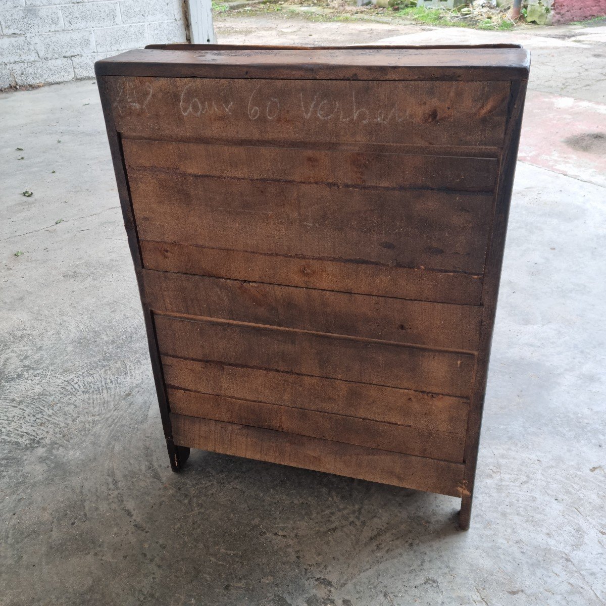 Louis XV Oak Donkey Desk, 18th Century. -photo-1