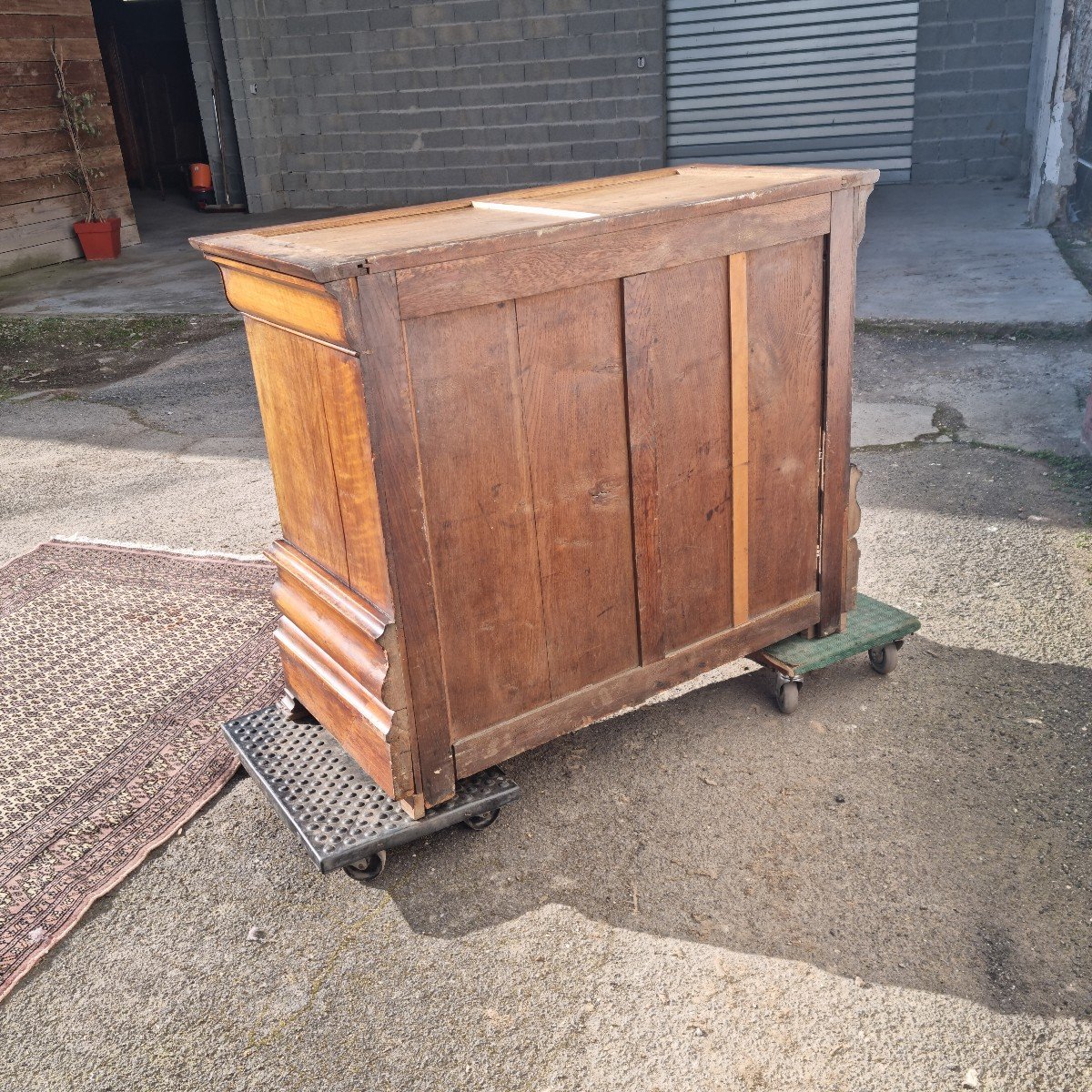 Commode En Acajou Louis Philippe, d'époque 19ème -photo-3