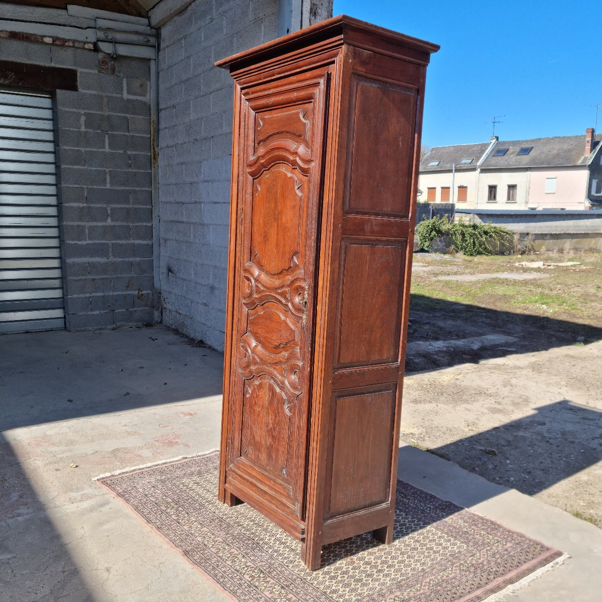 Oak Bonnetière, Molded, Carved, Louis XIV, 18th Century -photo-3