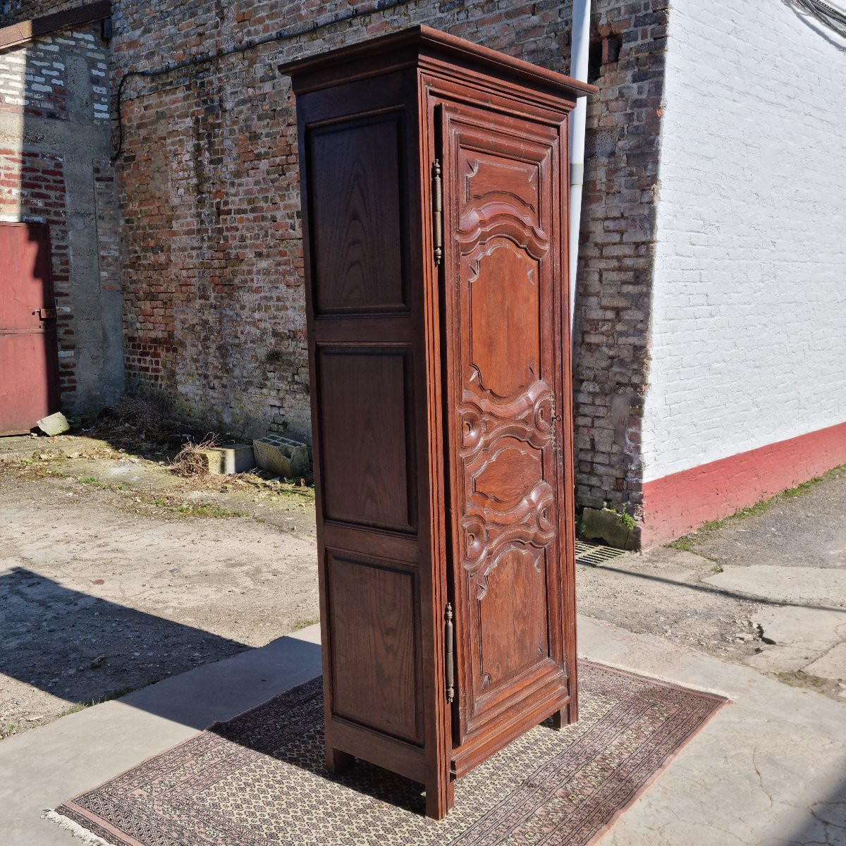 Oak Bonnetière, Molded, Carved, Louis XIV, 18th Century -photo-6