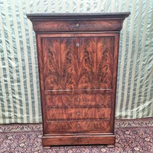 Louis Philippe Mahogany Secretary, 19th Century 