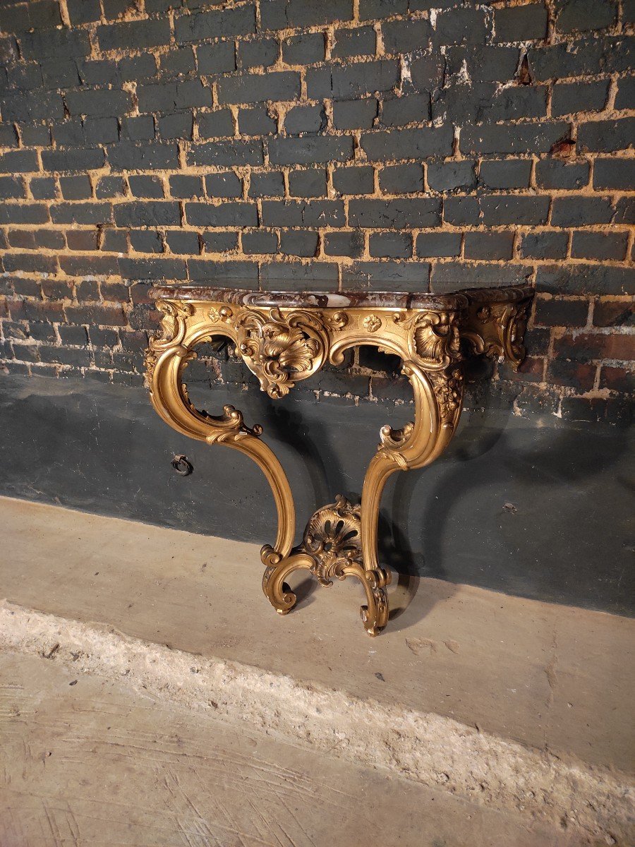 Golden Wood Console-photo-4