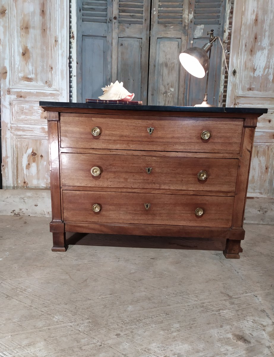 Directoire Commode In Walnut-photo-2