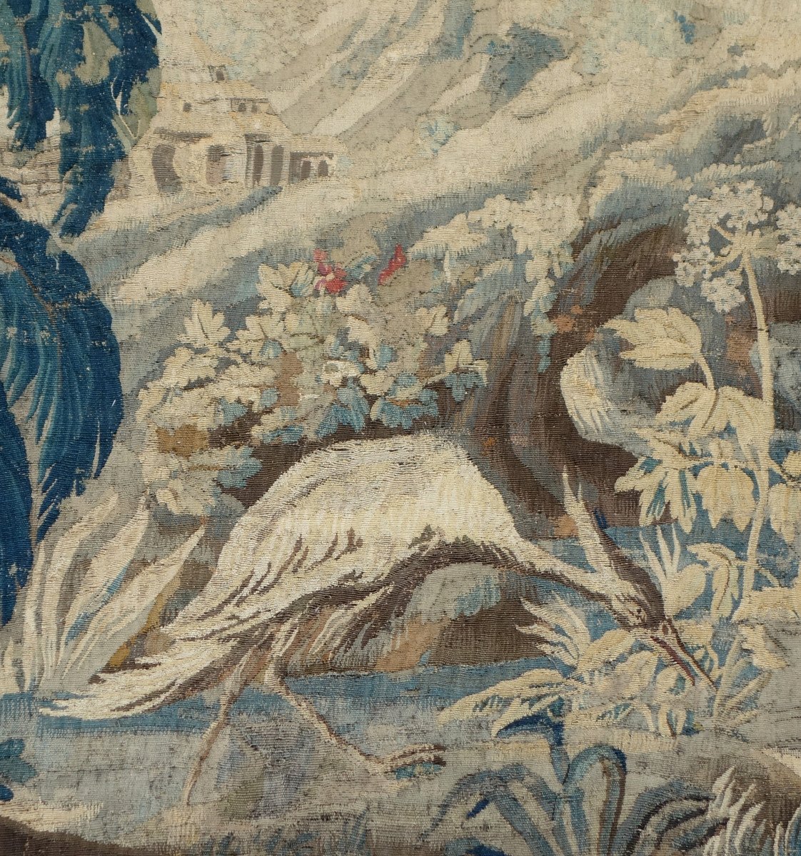 Grde Tapisserie d'Aubusson d'époque Louis XV La Pagode Chinoise d'Après Pillement 268x340cm-photo-1