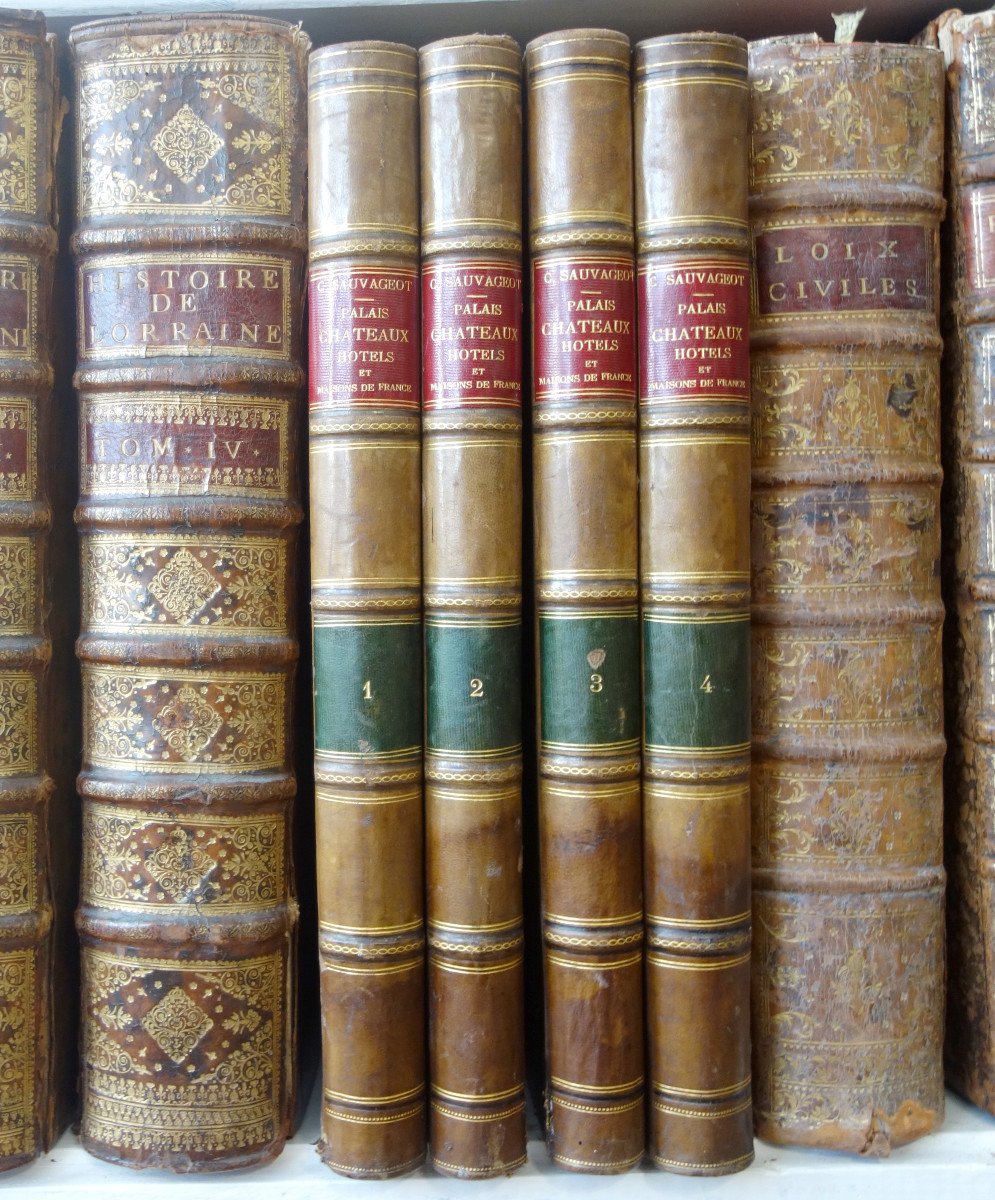 Cl. Sauvageot‎ ‎palace Castles Hotels & Houses Of France From The 15th To The 18th Century 4 Volumes In Folio-photo-8