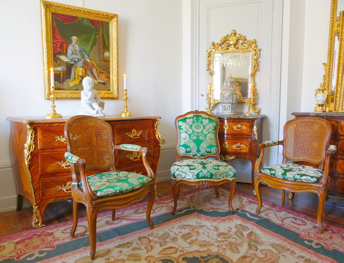 Etienne Meunier - Louis XV Period  Chair-photo-8