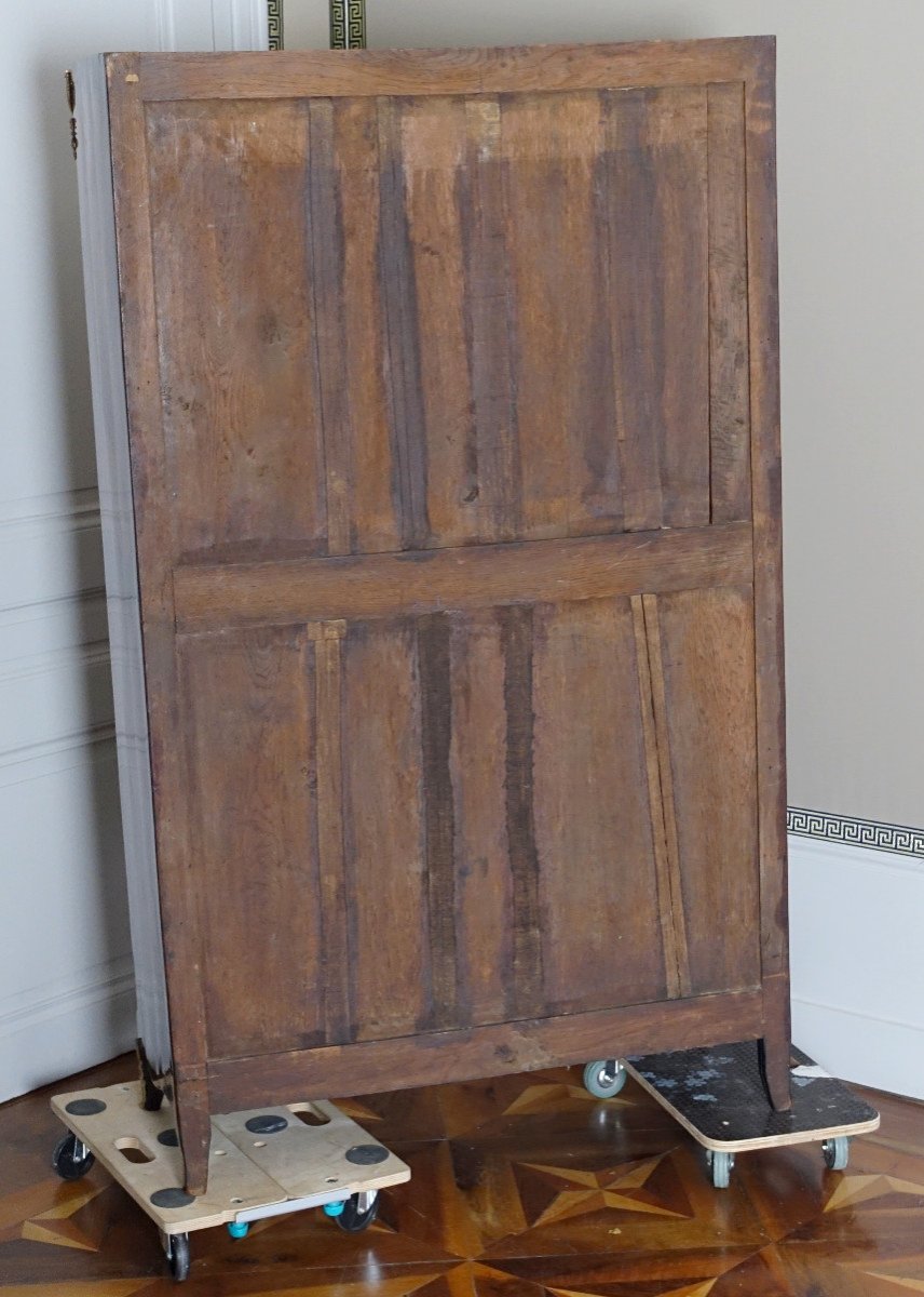 Louis XV Period Marquetry Library Display Case-photo-6