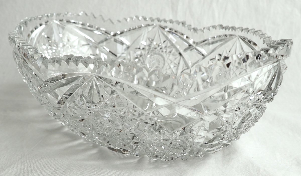 Large Baccarat Crystal Serving Bowl Or Table Centerpiece