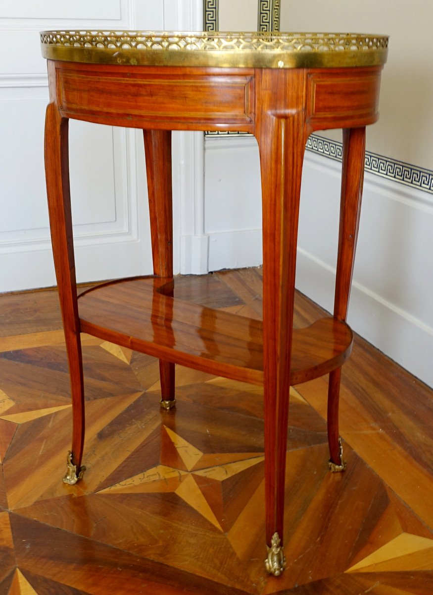 Rosewood Coffee Table, Signed Of Etienne Avril-photo-2