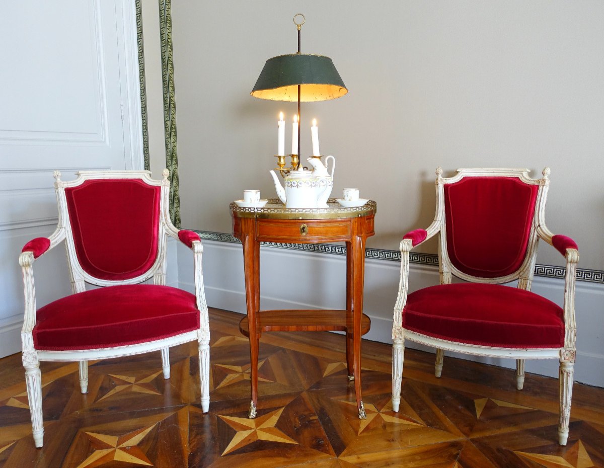 Rosewood Coffee Table, Signed Of Etienne Avril-photo-8