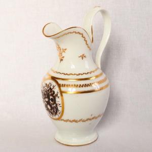 Paris Porcelain Milk Jug Attributed To Locre Manufacture - Late 18th Century