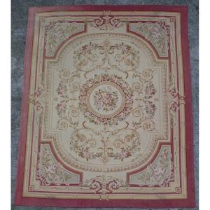 Grand Tapis d'Aubusson De Style Louis XVI Napoléon III - 308m X 239cm