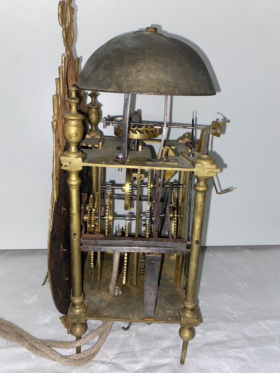 Louis XIV Lantern Movement With Or Without Its Case / Longcase Clock -photo-4