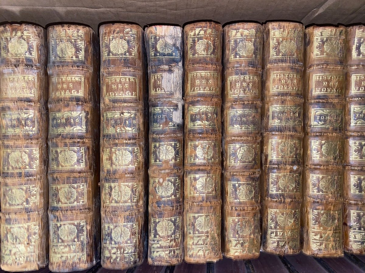 44 Volumes General History Of Travel By Didot / 18th Century Books -photo-1