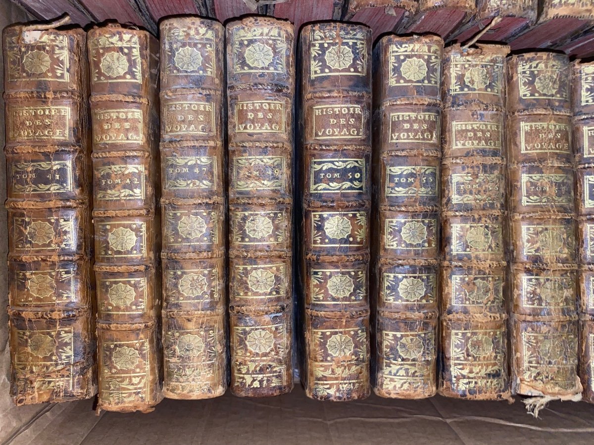 44 Volumes General History Of Travel By Didot / 18th Century Books -photo-3