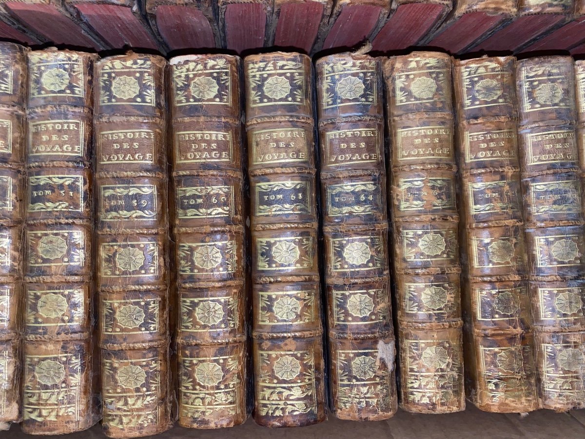 44 Volumes General History Of Travel By Didot / 18th Century Books -photo-4