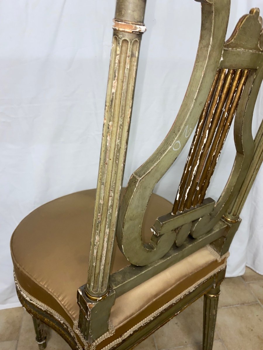 Pair Of Lyre Style Lxvi Chairs -photo-4