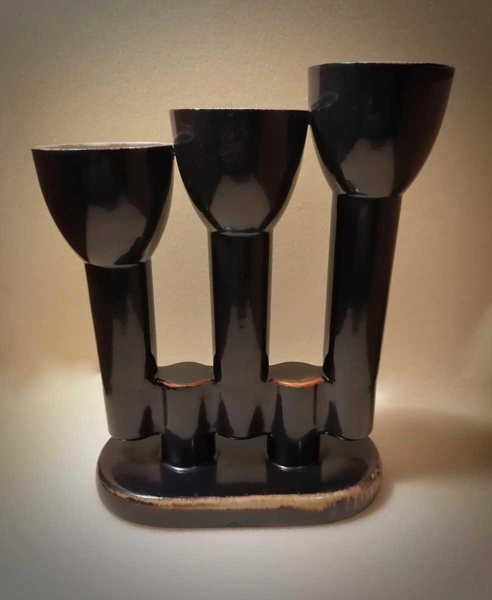 Art Deco Berlin Candlestick.-photo-3