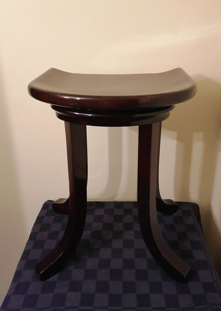 Tabouret  Autrichien Vers 1900.-photo-4