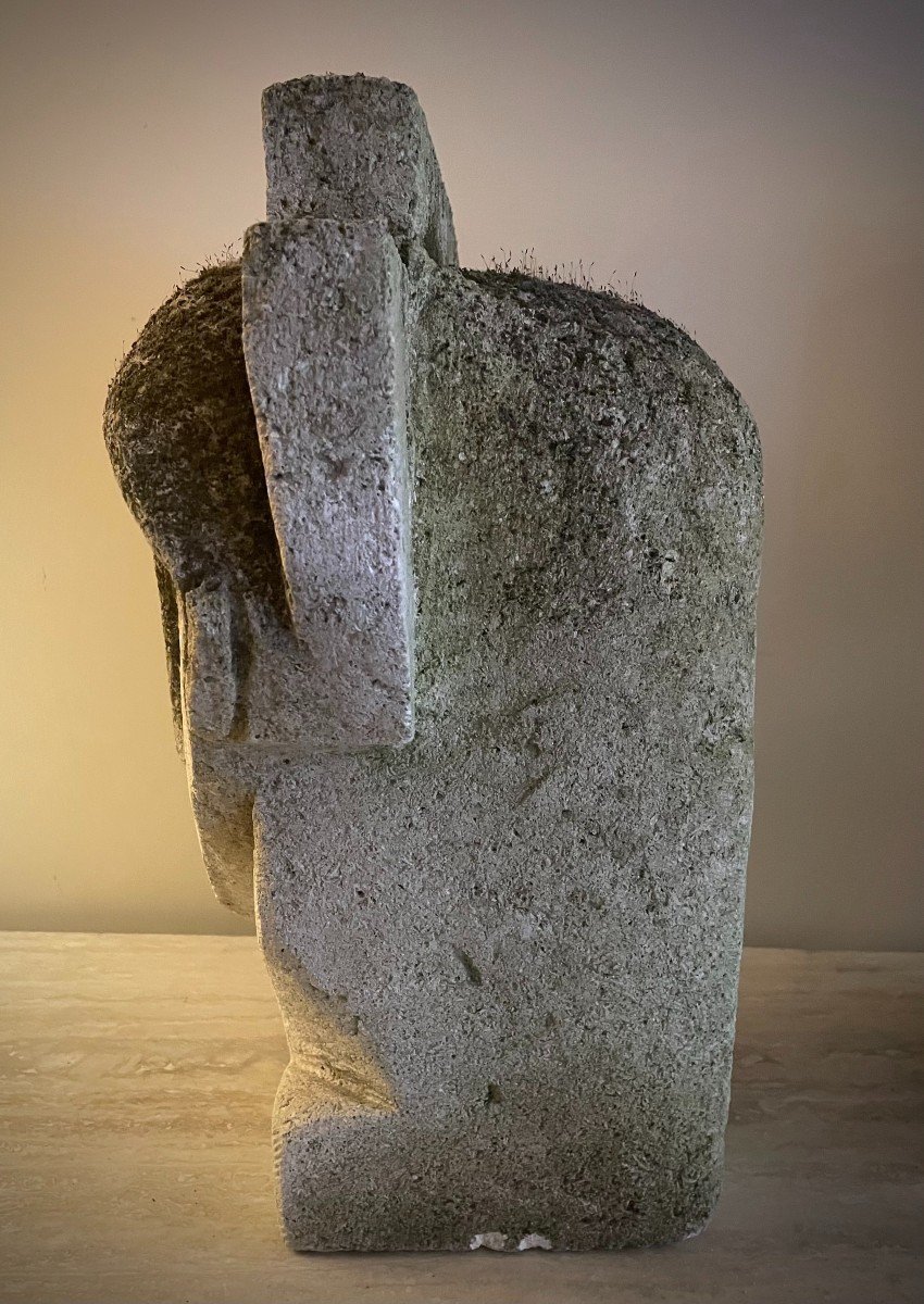 Sculpture "head" 1960-photo-2