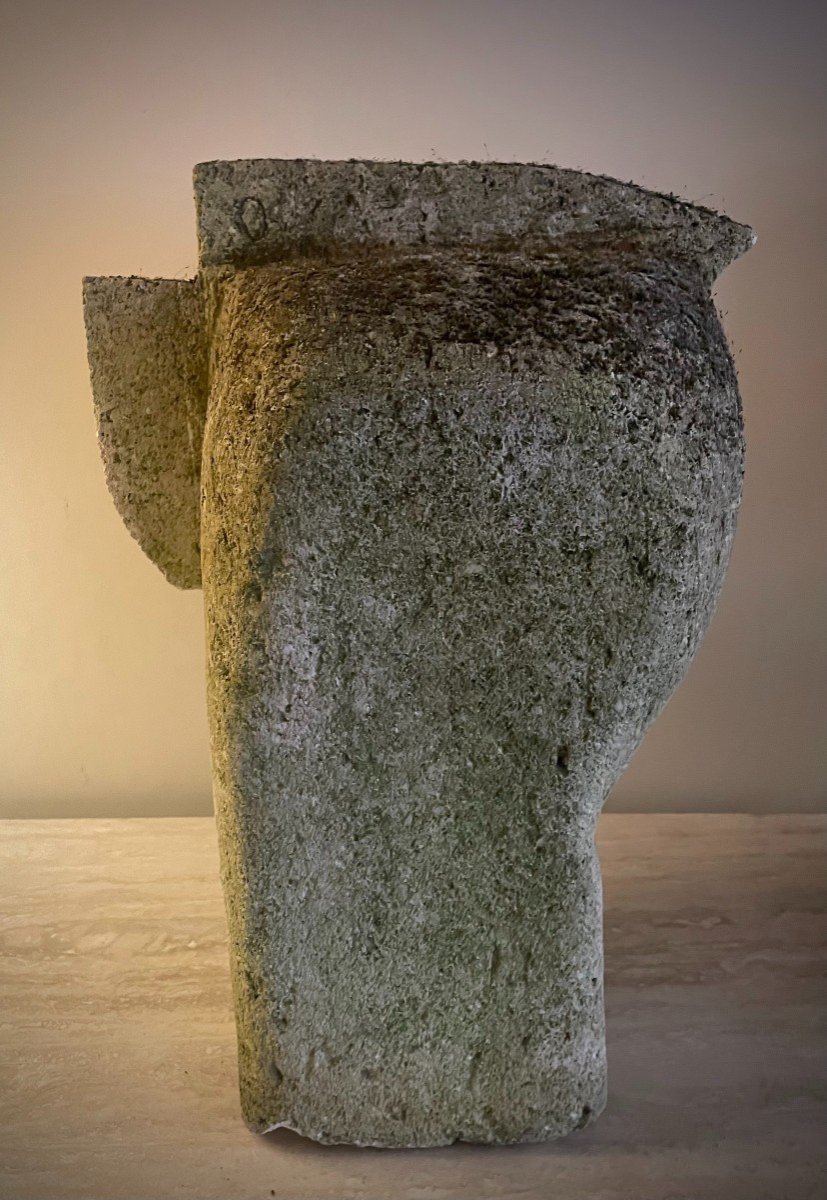 Sculpture "head" 1960-photo-3