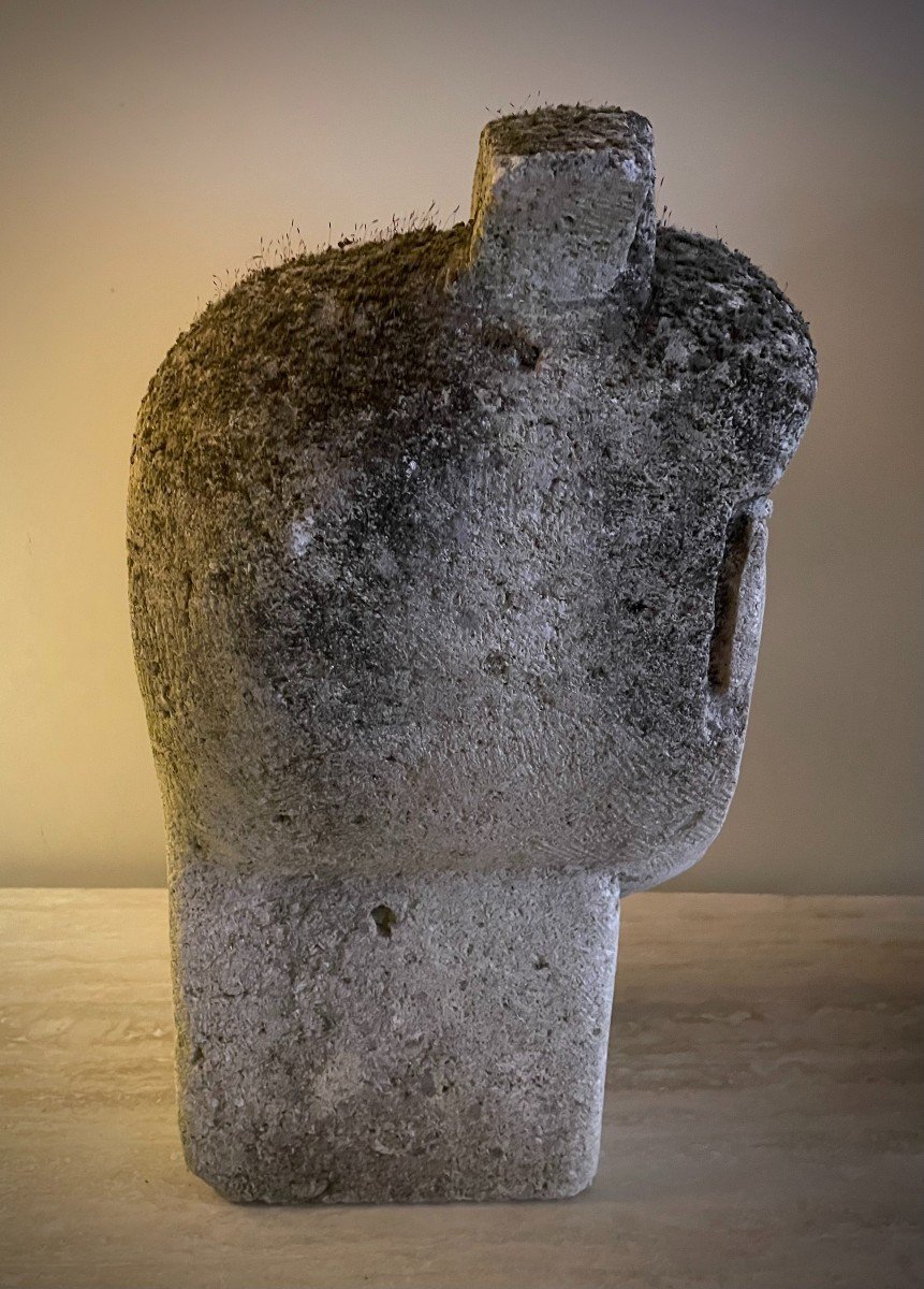 Sculpture "head" 1960-photo-1