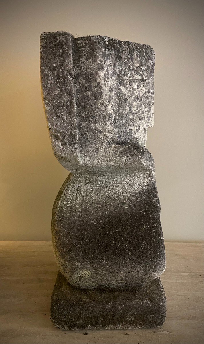 Sculpture "Tête" 1960.-photo-2