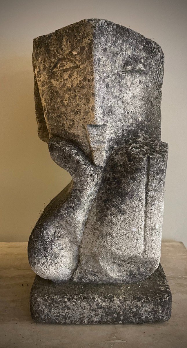 Sculpture "head" 1960.