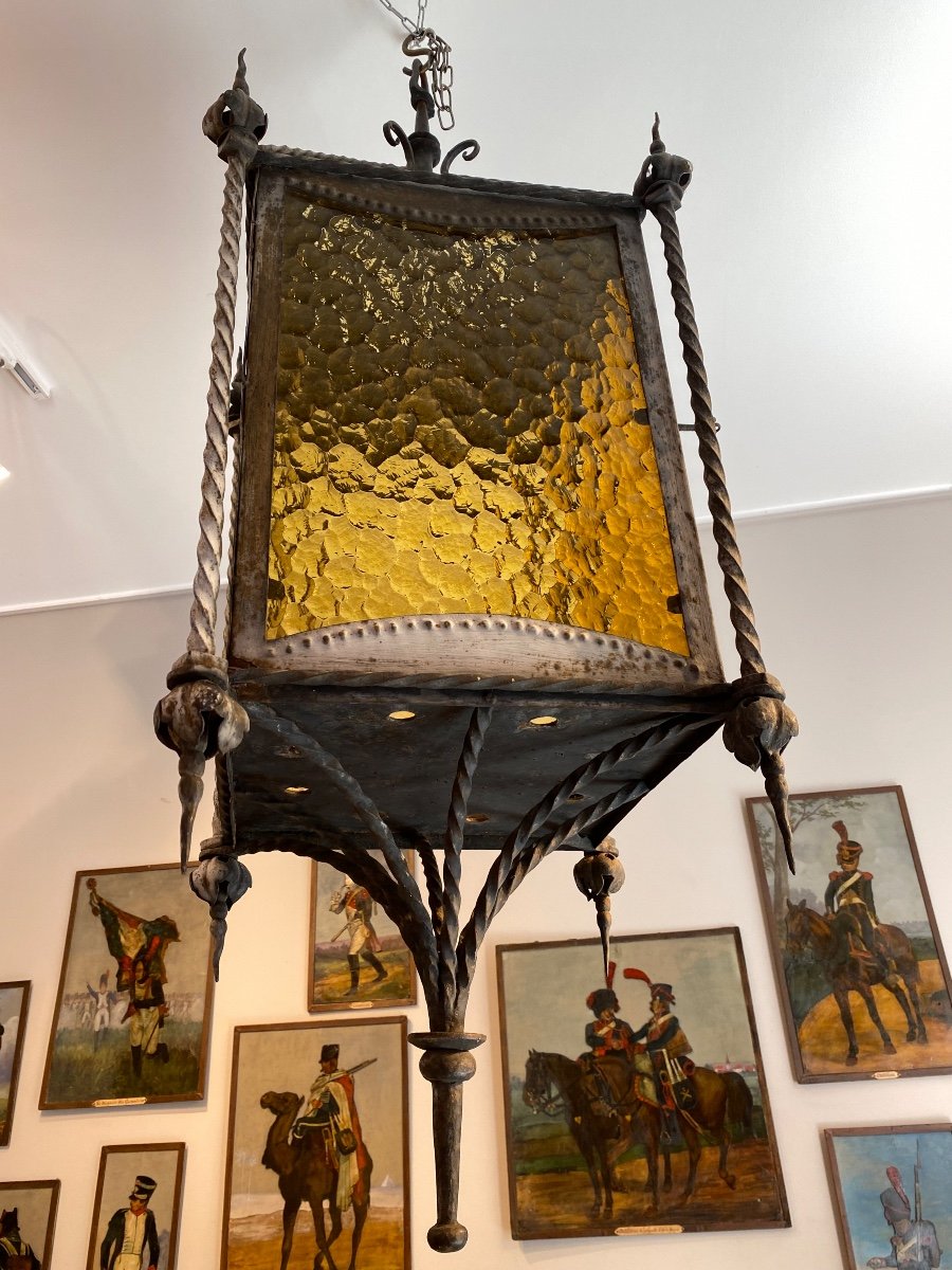 Wrought Iron Lantern-photo-2