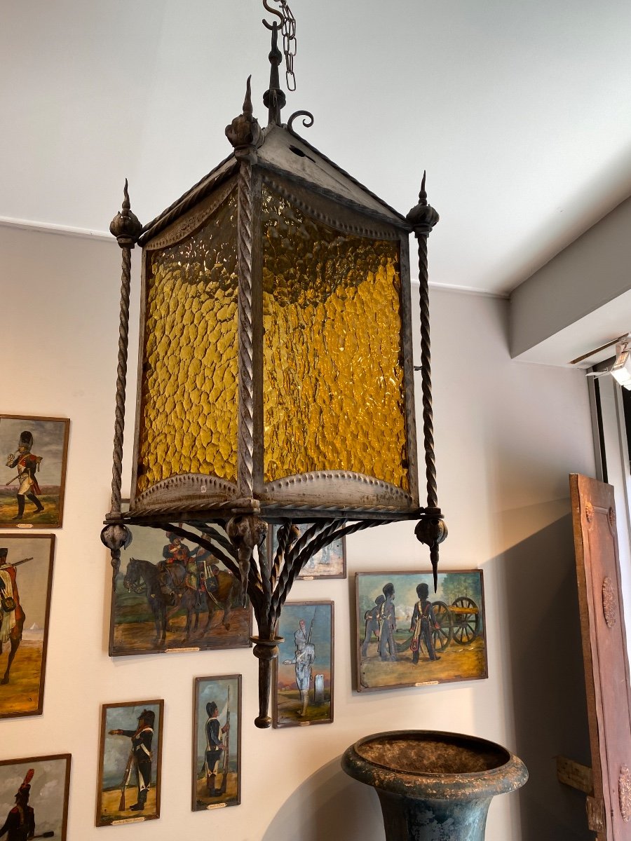 Wrought Iron Lantern