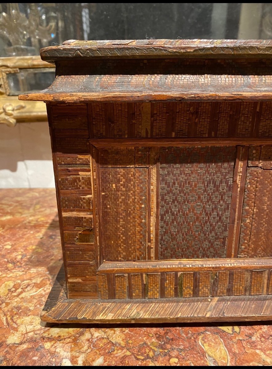 Straw Marquetry Cabinet -photo-6