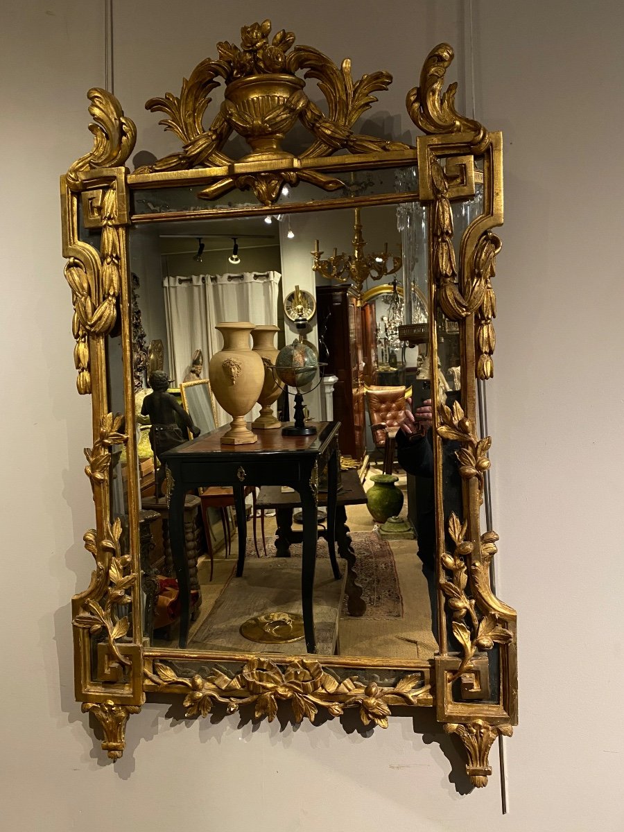 Miroir L XVI aux Grecques 